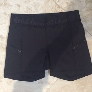 Lululemon workout compression shorts
